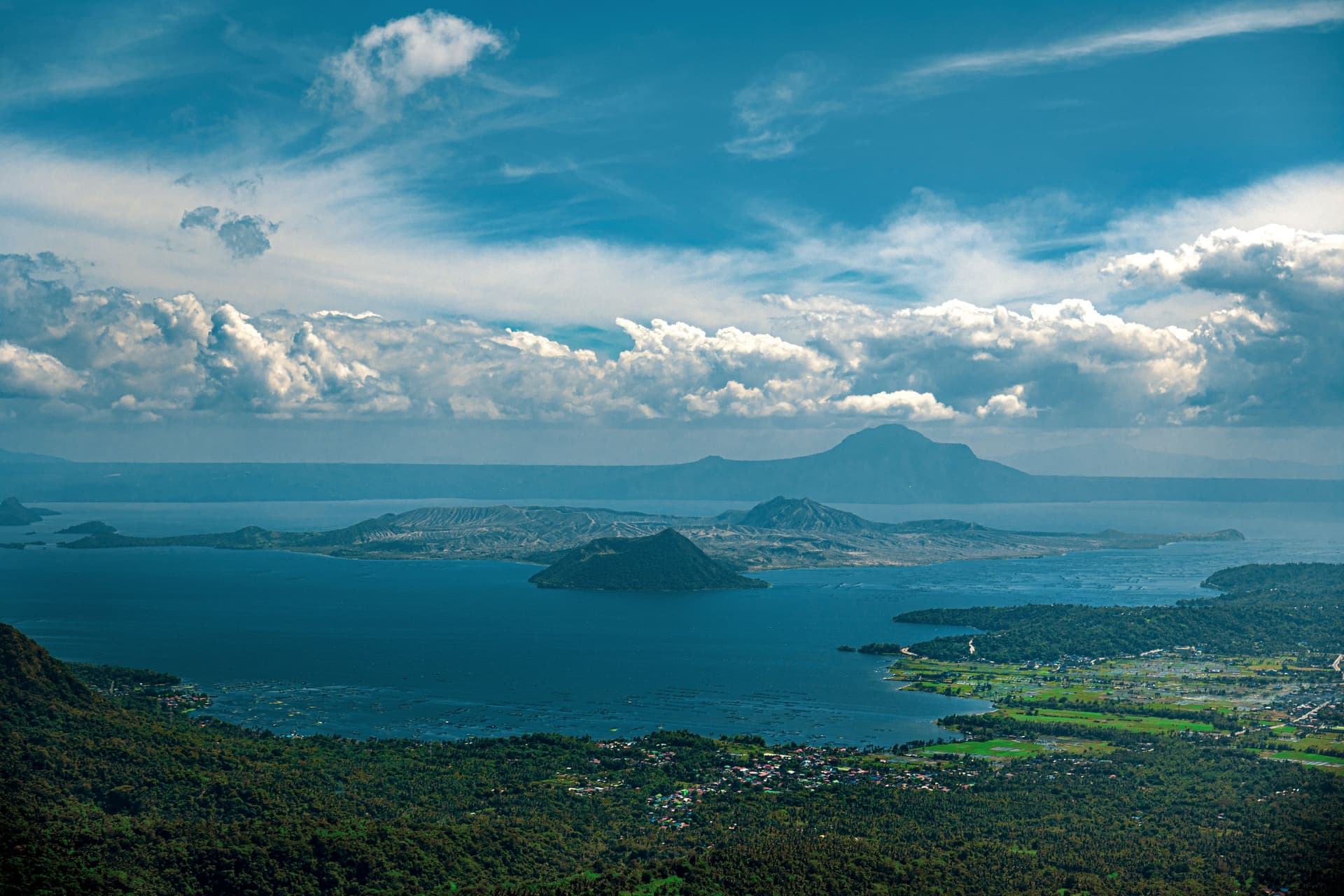 Taal Lake seen from the Tagaytay ridge