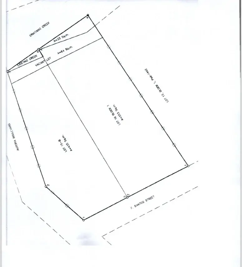 Aurora Blvd Cor F. Santos St. San Juan City Commercial Vacant Lot