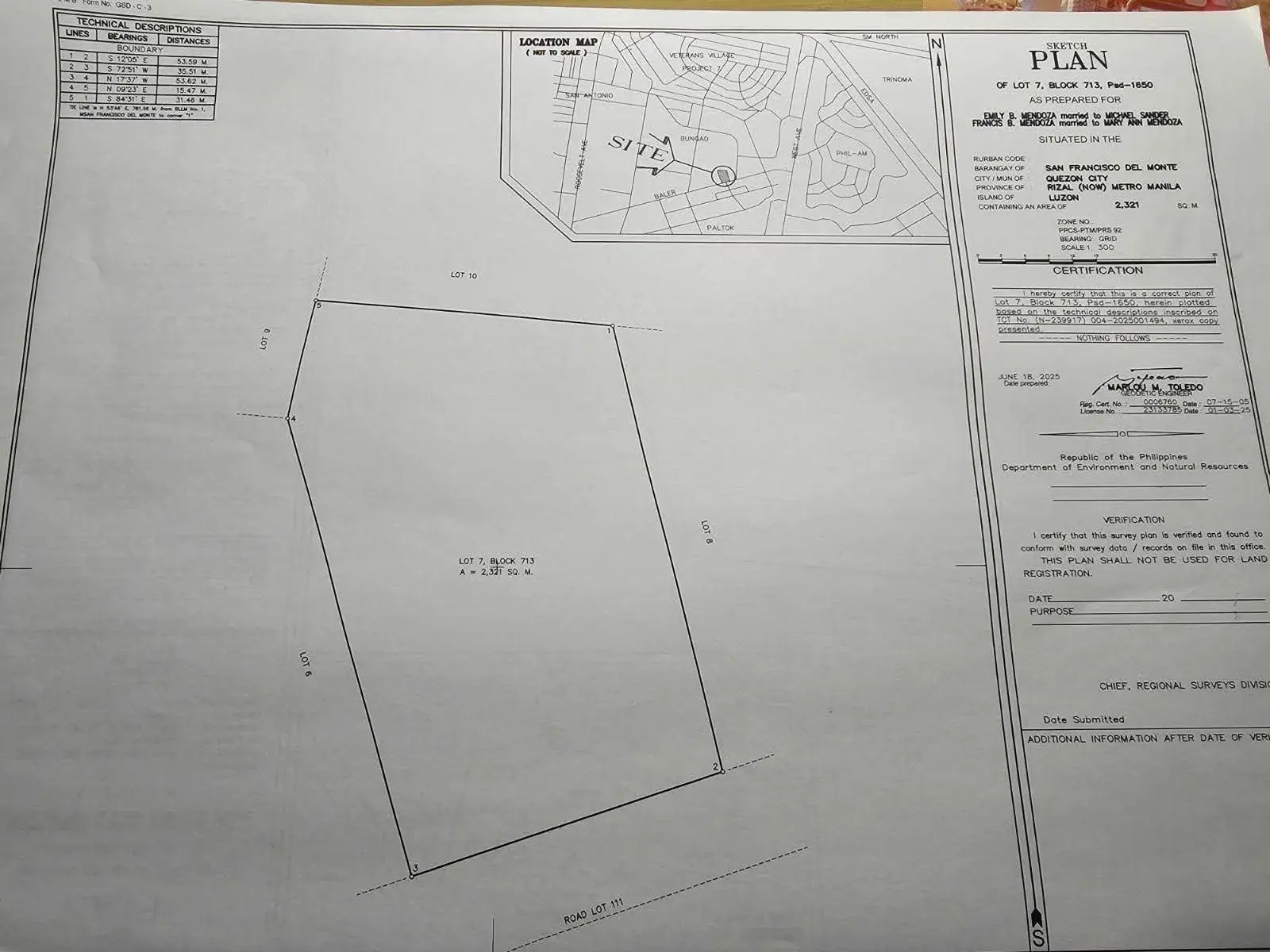 Residential Lot - 69 Baler St. San Francisco Del Monte Qc, photo 3