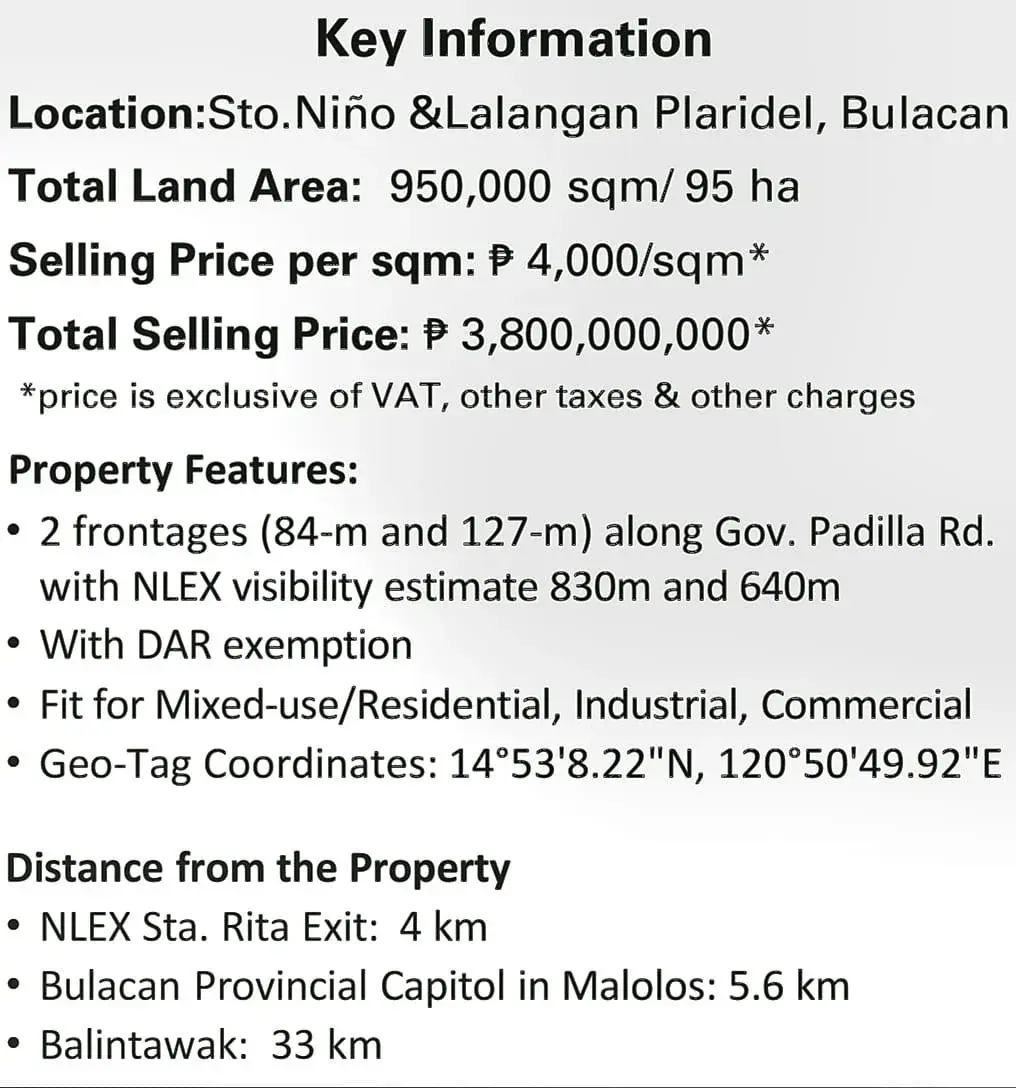 Mixed-use Land - Plaridel, Bulacan (gov. Padilla Rd. / Nlex), photo 2