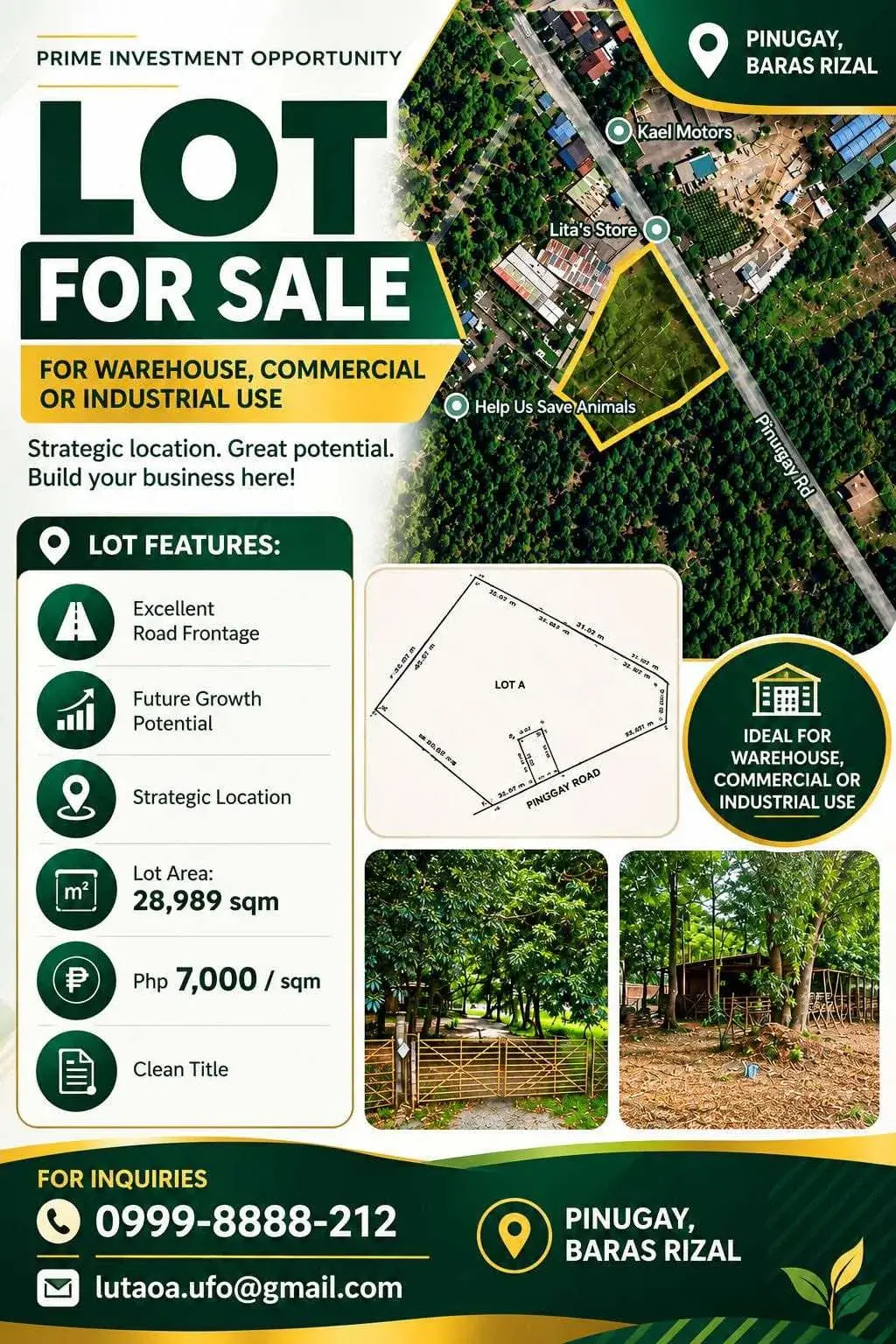 Lot For Warehouse, Commercial, Or Industrial Use